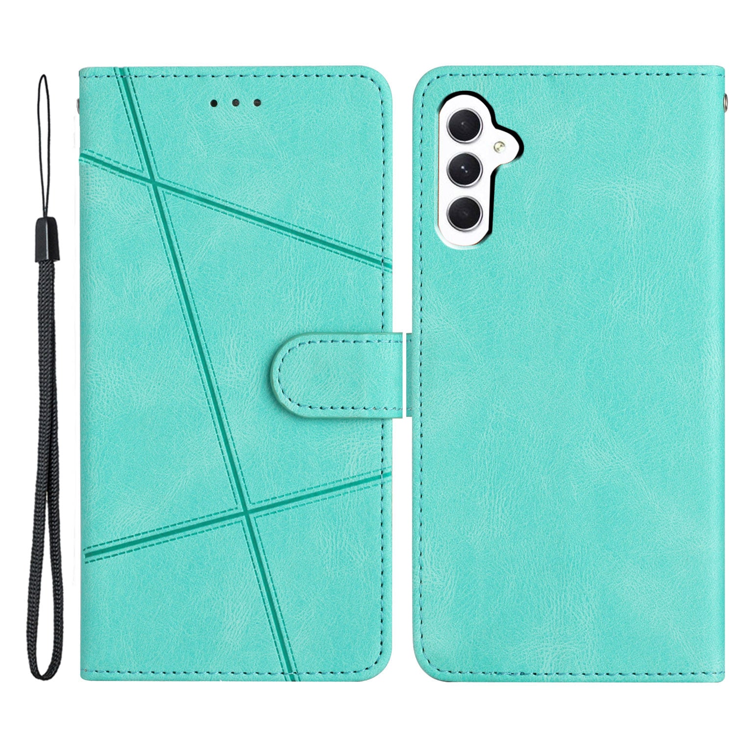 For Samsung Galaxy A25 5G Phone Shell Cover Imprinted Lines Wallet Crazy Horse Texture Leather Stand Case For Samsung Galaxy A25 5G Phone Shell Cover Imprinted Lines Wallet Crazy Horse Texture Leather Stand Case